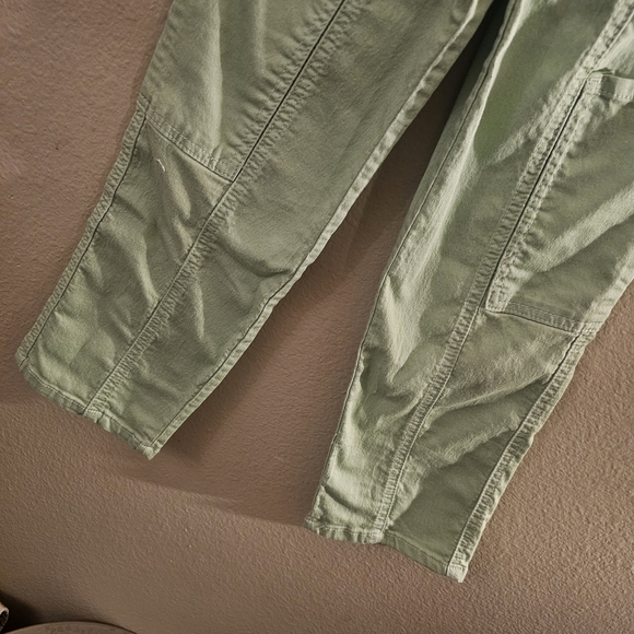 Trendy Kids' Mint Green Wide Leg Utility Jeans - Picture 4 of 13